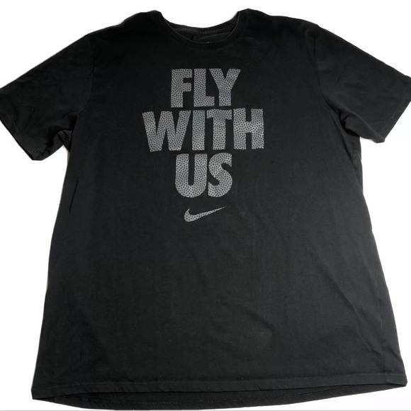 Nike Other - Nike Dri Fit Fly With Us Basketball T-Shirt Black